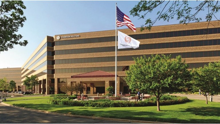 Thomson Reuters campus main entrance